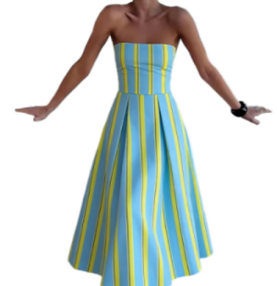 Linen-cotton blend dress, cozy & stylish.